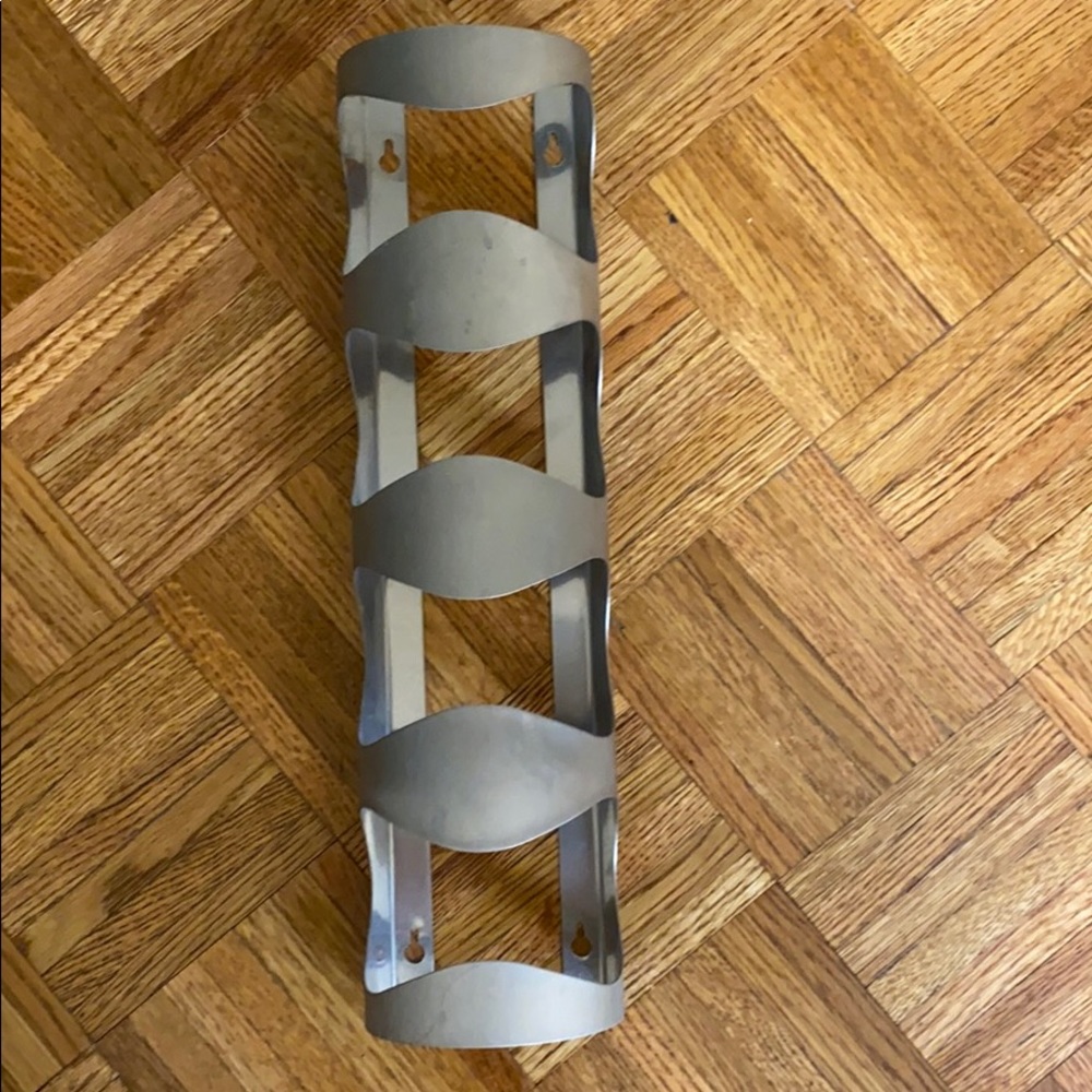 Set of two hanging wine racks